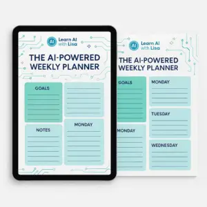 The AI-Powered Weekly Planner Mock-Up